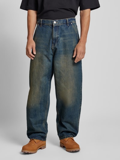 Peek & Cloppenburg REVIEWBaggy Fit Jeans Mit Label-Patch In Dunkelblau