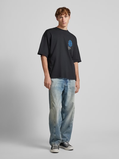 Peek & Cloppenburg REVIEWBaggy Jeans mit Teilungsnähten in blau