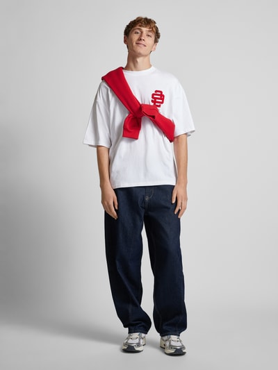 Peek & Cloppenburg REVIEWBaggy Jeans Mit Teilungsnähten In Dunkelblau