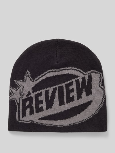 Peek & Cloppenburg REVIEWBeanie mit Label-Print in black