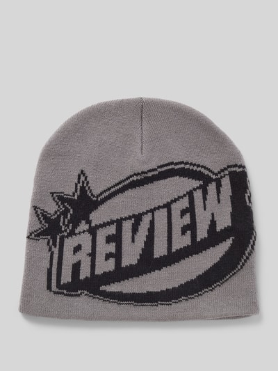 Peek & Cloppenburg REVIEWBeanie mit Label-Print in dunkelgrau
