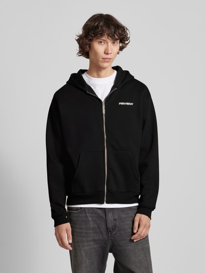 Peek & Cloppenburg REVIEWEssentials Logo Zip Hoodie In Black