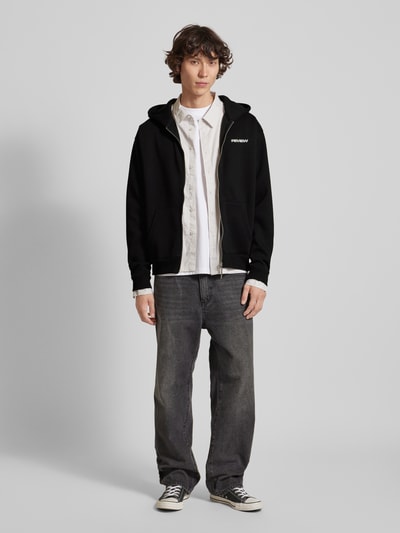Peek & Cloppenburg REVIEWEssentials Logo Zip Hoodie in black