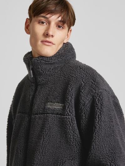 Peek & Cloppenburg REVIEWFleecejacke Mit Label-Detail In Black