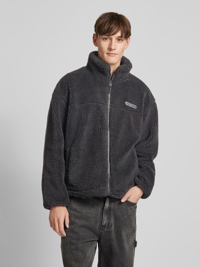 Peek & Cloppenburg REVIEWFleecejacke Mit Label-Detail In Black