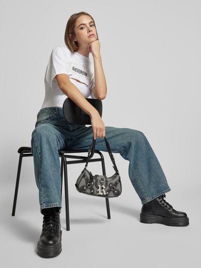 Peek & Cloppenburg ReviewHandtasche mit Label-Anhänger in graphit