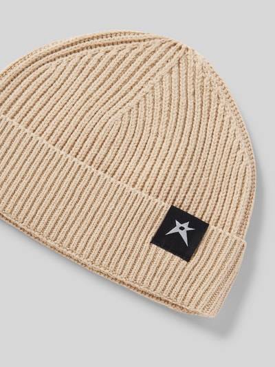 Peek & Cloppenburg REVIEWMütze Mit Label-Patch In Taupe