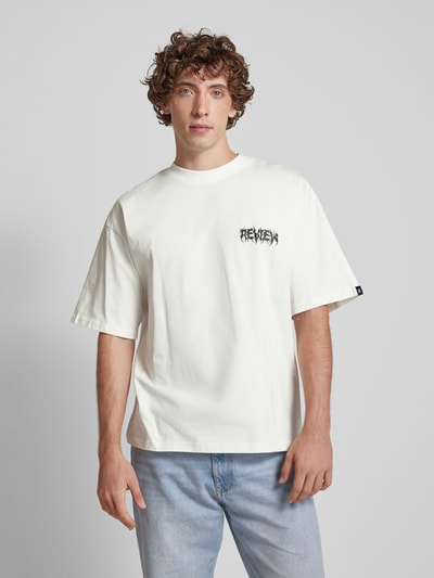 Peek & Cloppenburg REVIEWOversized T-Shirt Mit Label-Pri In Offwhite