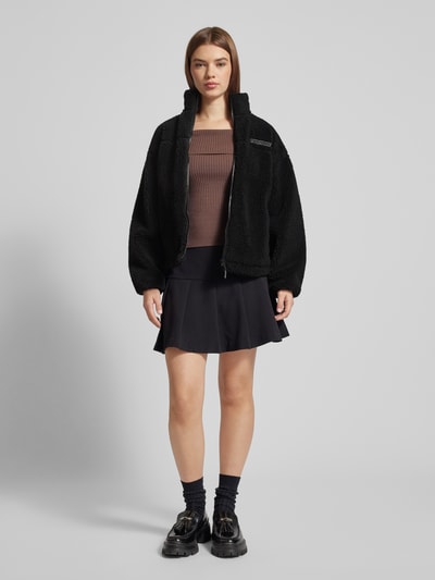 Peek & Cloppenburg ReviewSherpa Jacket mit Label-Patch in black
