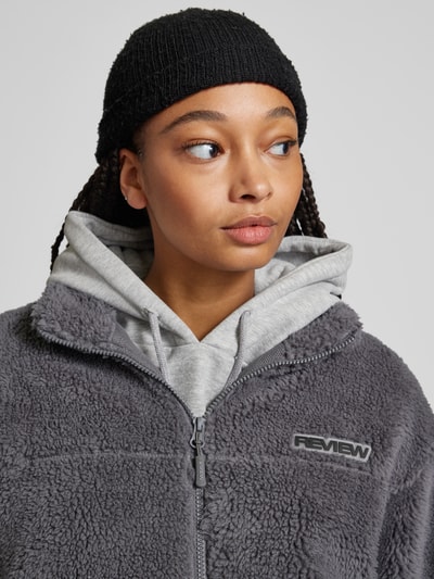 Peek & Cloppenburg ReviewSherpa Jacket Mit Label-Patch In Dunkelgrau
