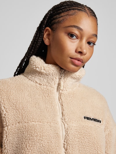 Peek & Cloppenburg ReviewSherpa Jacket Mit Label-Patch In Ecru