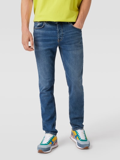 Peek & Cloppenburg REVIEWSlim Fit Jeans Mit Stretch-Anteil In Dunkelblau