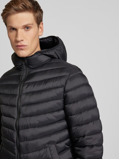 Peek & Cloppenburg REVIEWSteppjacke Mit Kapuze Und Eingrifftaschen In Black