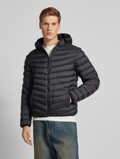 Peek & Cloppenburg REVIEWSteppjacke Mit Kapuze Und Eingrifftaschen In Black