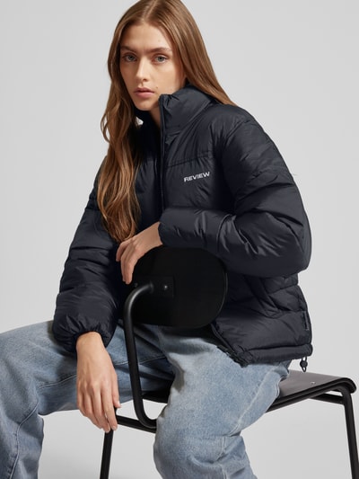 Peek & Cloppenburg ReviewSteppjacke Mit Label-Stitching In Black