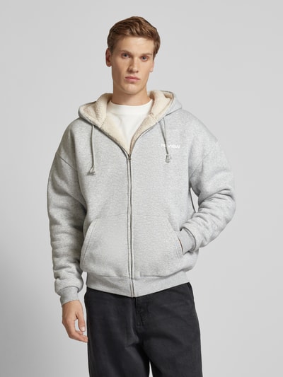 Peek & Cloppenburg REVIEWSweatjacke Mit Kapuze In Hellgrau Melange