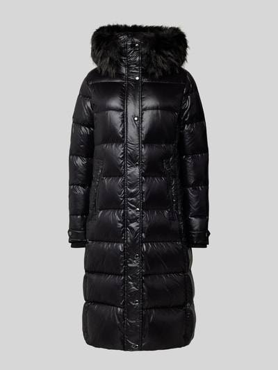 Peek & Cloppenburg ROCK'N BLUEDaunenmantel Mit Kunstfellbesatz Modell 'Farrow' In Black