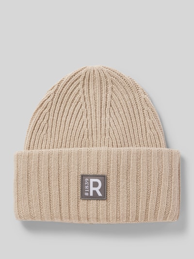 Peek & Cloppenburg RoecklBeanie mit Label-Badge in beige