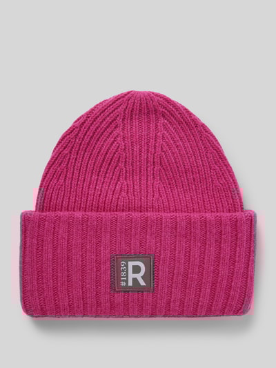 Peek & Cloppenburg RoecklBeanie mit Label-Badge in pink