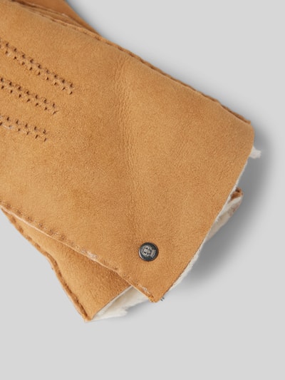 Peek & Cloppenburg RoecklFäustlinge Mit Label-Applikation Modell 'OSLO' In Cognac