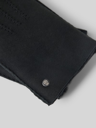 Peek & Cloppenburg RoecklFäustlinge Mit Label-Applikation Modell 'OSLO' In Black