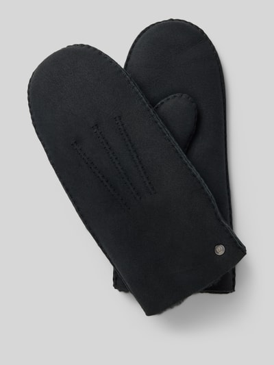 Peek & Cloppenburg RoecklFäustlinge Mit Label-Applikation Modell 'OSLO' In Black