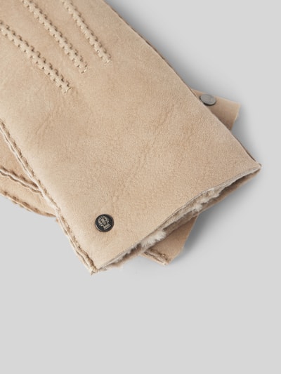 Peek & Cloppenburg RoecklFäustlinge Mit Label-Applikation Modell 'OSLO' In Beige