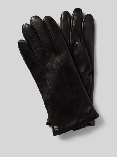 Peek & Cloppenburg RoecklHandschuhe mit Label-Detail Modell 'Dover' in black