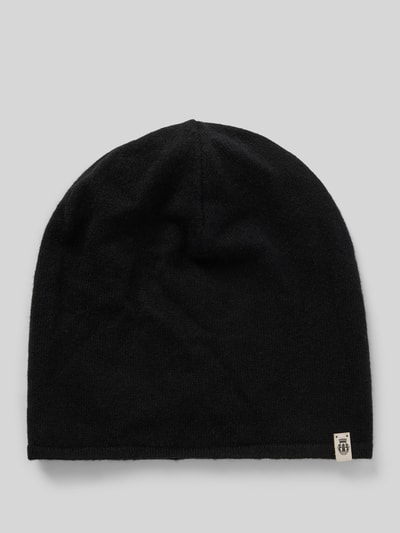 Peek & Cloppenburg RoecklKaschmirbeanie mit Label-Detail in black