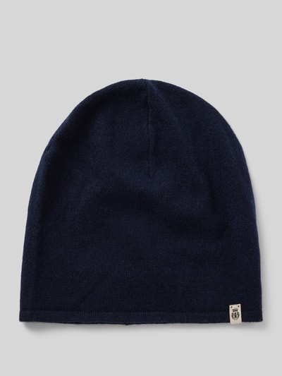 Peek & Cloppenburg RoecklKaschmirbeanie mit Label-Detail in marine