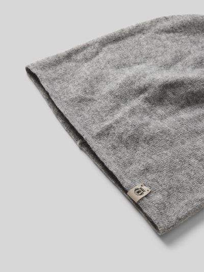Peek & Cloppenburg RoecklKaschmirbeanie Mit Label-Detail In Mittelgrau Melange