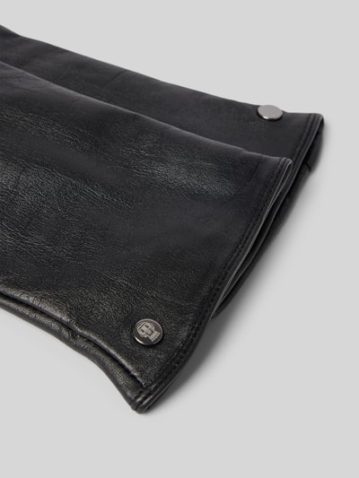 Peek & Cloppenburg RoecklLederhandschuhe Mit Label-Applikation In Black