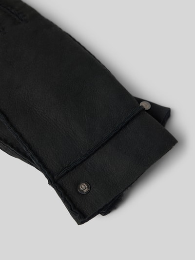 Peek & Cloppenburg RoecklLederhandschuhe Mit Label-Applikation Modell 'HELSINKI' In Black