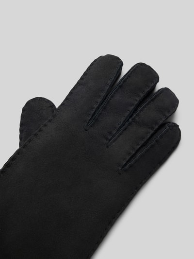 Peek & Cloppenburg RoecklLederhandschuhe Mit Label-Applikation Modell 'HELSINKI' In Black