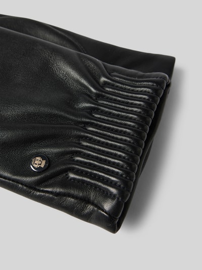 Peek & Cloppenburg RoecklLederhandschuhe Mit Label-Applikation Modell 'ARIZONA TOUCH' In Black