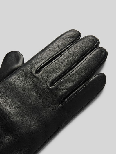 Peek & Cloppenburg RoecklLederhandschuhe Mit Label-Applikation Modell 'ARIZONA TOUCH' In Black