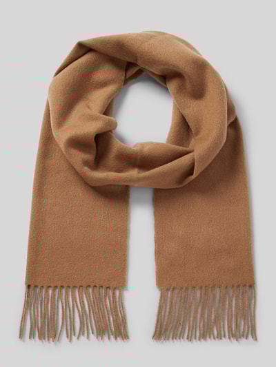 Peek & Cloppenburg RoecklSchal aus Kaschmir mit Fransen Modell 'Classic' in camel