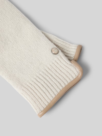 Peek & Cloppenburg RoecklSchurwollfäustlinge Mit Label-Applikation Modell 'WALK' In Beige