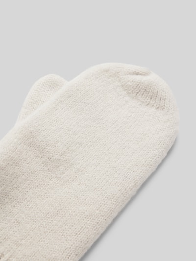 Peek & Cloppenburg RoecklSchurwollfäustlinge Mit Label-Applikation Modell 'WALK' In Beige