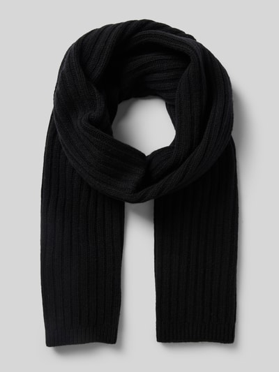 Peek & Cloppenburg RoecklWollschal mit Label-Patch in black