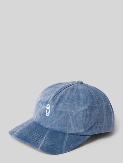 Peek & Cloppenburg ROTHOLZBasecap mit Label-Stitching Modell 'Denim Floppy' in blau