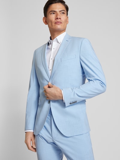 Peek & Cloppenburg S.Oliver BLACK LABEL2-Knopf-Sakko Mit Reverskragen Modell 'pure' In Hellblau