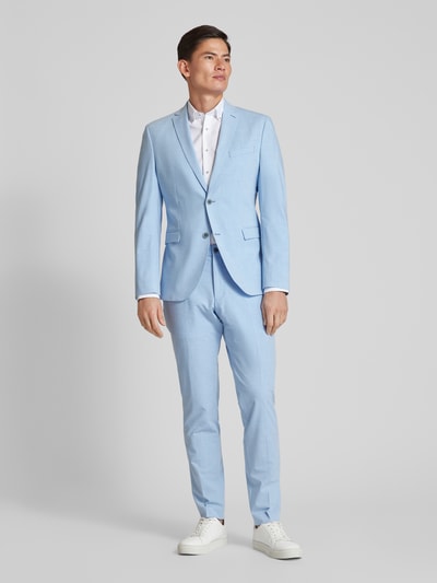 Peek & Cloppenburg S.Oliver BLACK LABEL2-Knopf-Sakko Mit Reverskragen Modell 'pure' In Hellblau