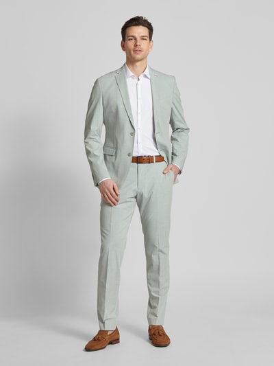 Peek & Cloppenburg s.Oliver BLACK LABEL2-Knopf-Sakko mit Reverskragen Modell 'pure' in lind