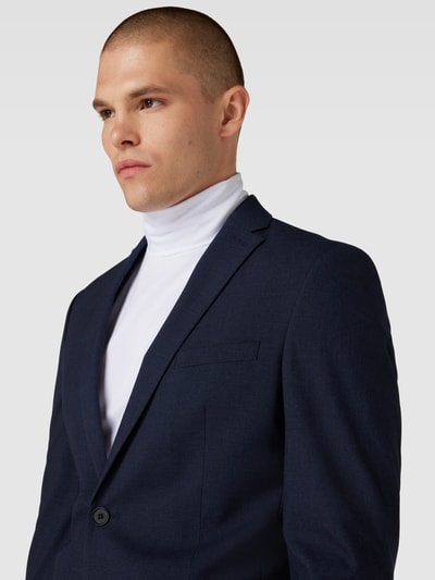 Peek & Cloppenburg S.Oliver BLACK LABEL2-Knopf-Sakko Mit Reverskragen Modell 'Pure' In Blau