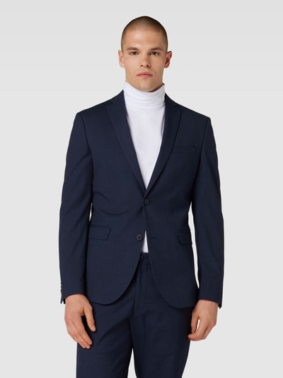 Peek & Cloppenburg S.Oliver BLACK LABEL2-Knopf-Sakko Mit Reverskragen Modell 'Pure' In Blau