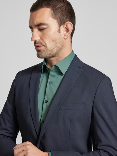Peek & Cloppenburg S.Oliver BLACK LABELSakko Mit Brustleistentasche Modell 'Pure Flex' In Marine