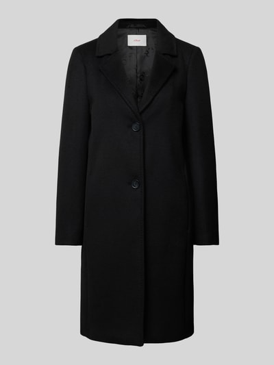 Peek & Cloppenburg S.Oliver RED LABELMantel Mir Reverskragen In Black
