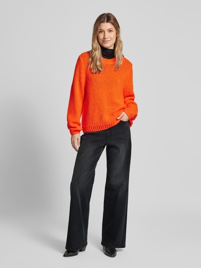 Peek & Cloppenburg s.Oliver RED LABELRegular Fit High Rise Jeans mit weitem Bein Modell 'SURI' in black