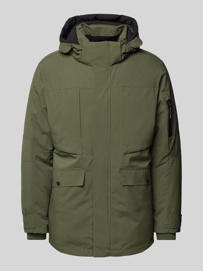 Peek & Cloppenburg S.Oliver RED LABELRegular Fit Parka Mit Abnehmbarer Kapuze Und Wasserabweisender Funktion In Oliv